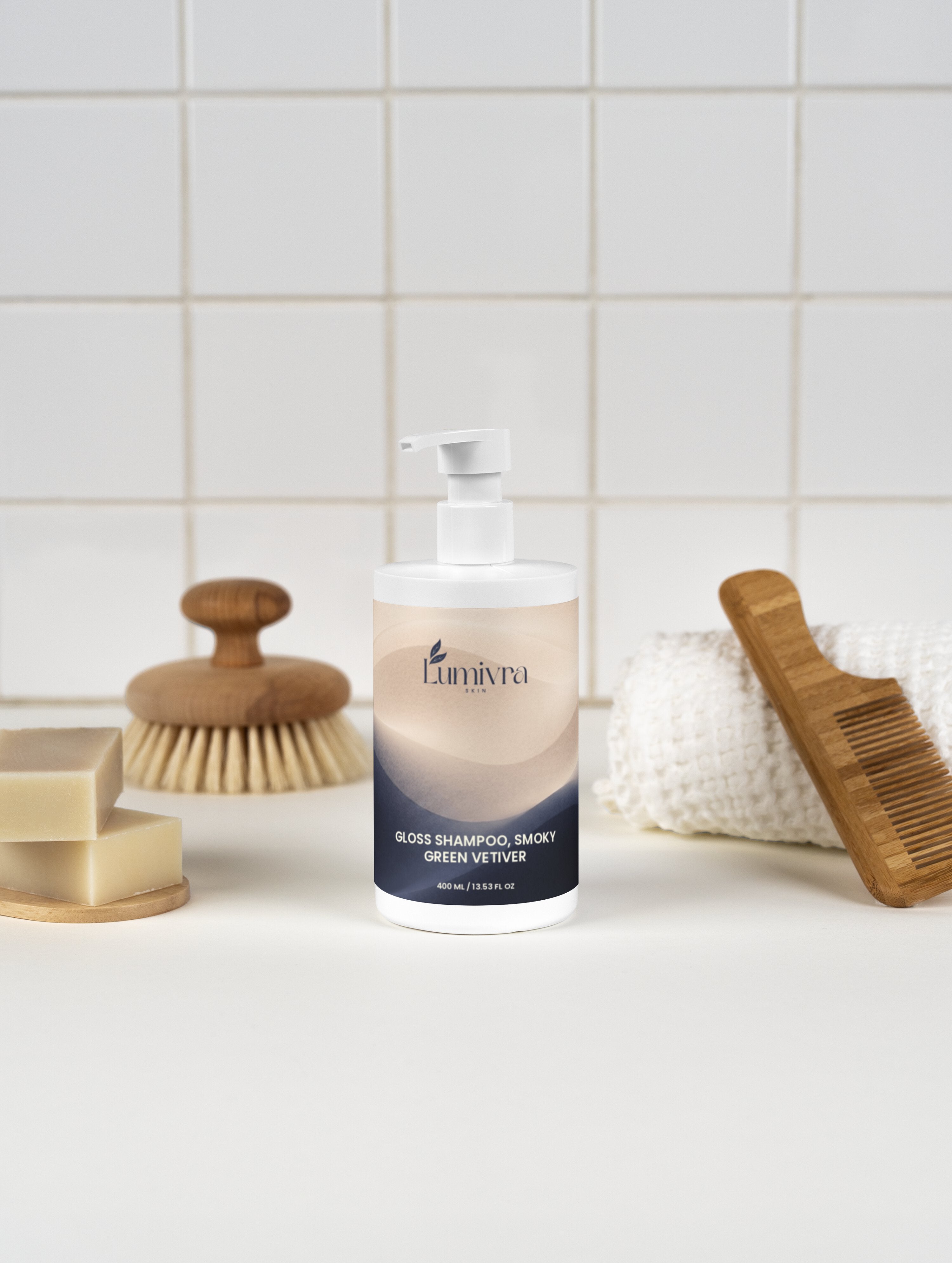 Gloss Shampoo, Smoky Green Vetiver